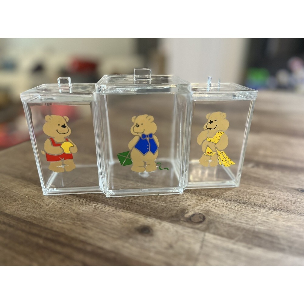 Changing Table Dispenser Bear Decor Pansy Ellen Acrylic With Kids